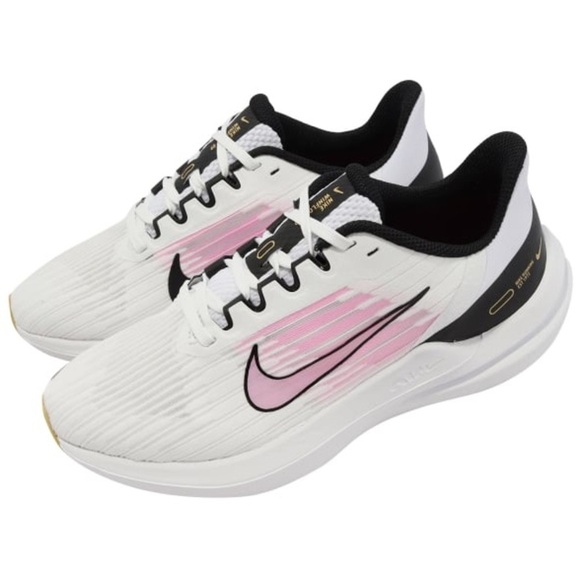 Nike Shoes - Nike Air Winflo 9 Women's White and Pink Athletic Shoes